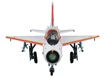 Mikoyan-Gurevich MIG-21SPS "The White Shark" Fighter Aircraft Germany 1990 "Air Power Series" 1/72 Diecast Model By Hobby Master - Image 2