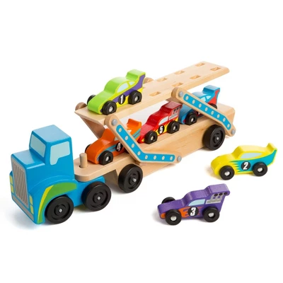 Melissa & Doug Mega Race-Car Carrier - Image 3