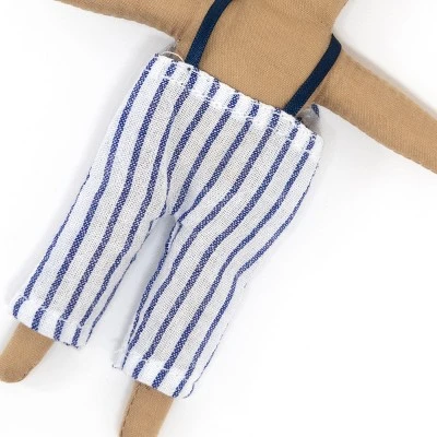 Meri-Meri Meri Meri Stripy Puppy Mini Suitcase Doll (Pack Of 1) - Image 3