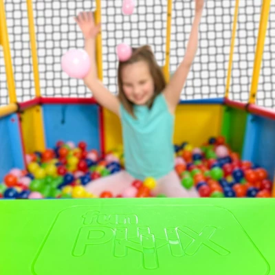 Funphix Dive In Ball Pit Set 414 Pcs Ball Pit Building Toy Develops STEM Skills, Encourages Physical Activity & Teamwork - Image 8