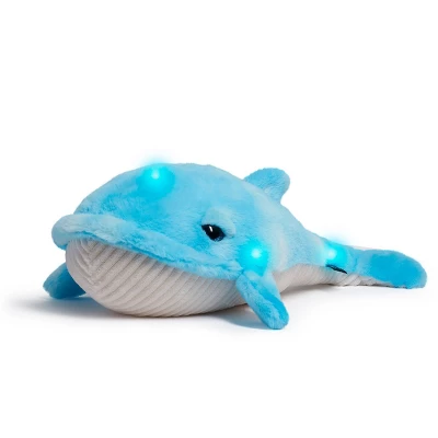 FAO Schwarz 17" Glow Brights LED With Sound Whale Toy Plush - Image 3