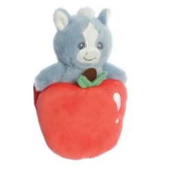 Ebba Small Payton Pony Pocket Peekers Playful Baby Stuffed Animal Blue 5.5"
