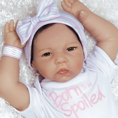 Paradise Galleries Reborn Baby Doll In Lifelike Flextouch Silicone Vinyl Baby Bundles: Spoiled, 19 Inch, 7-Piece Ensemble - Image 10
