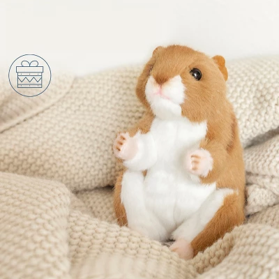 Bearington Cheeks Stuffed Hamster: Adorable Plush Stuffed Hammy, Ultra-Soft 6 Toy - Image 4