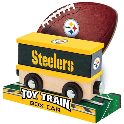 MasterPieces Wood Train Box Car - NFL Pittsburgh Steelers - Image 2