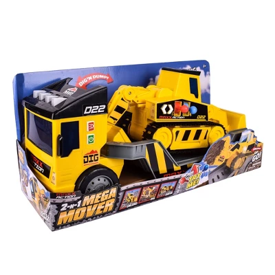 Maxx Action 2-N-1 Mega Mover – Construction Truck And Trailer - Image 5