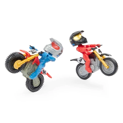 Supercross Race And Wheelie Competition Set With Deluxe Ramp - Image 3