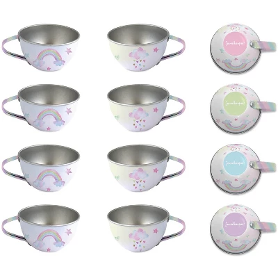 Jewelkeeper Tin Tea Set & Carrying Case - Unicorn Design - 15 Piece - Image 7