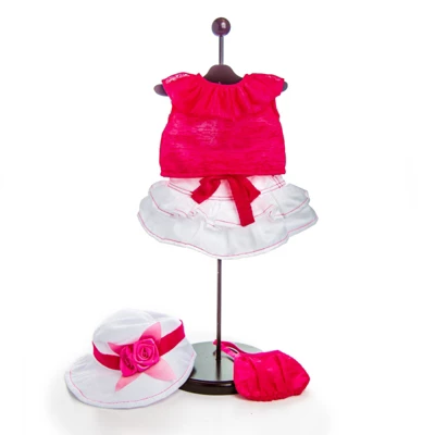 The Queen’s Treasures 18 In Doll 2 Pc Wood Doll Clothing Display Stands - Image 3