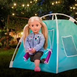 Our Generation Camping Accessory Set For 18" Dolls - Happy Camper