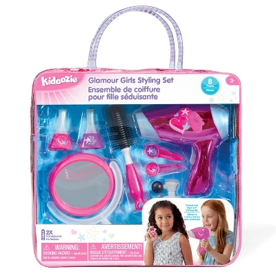 Kidoozie Glamour Girls Styling Set - Pretend Play Hair And Cosmetics Set For Children Ages 3 And Above - Image 2