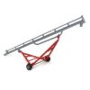 Standi Toys 1/64 Scale Red & Silver Plastic Grain Auger (52 Feet To Scale) ST113
