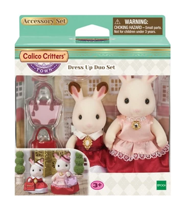 Calico Critters Town Series Dress Up Duo, Set Of 2 Collectible Doll Figures With Fashion Accessories - Image 5
