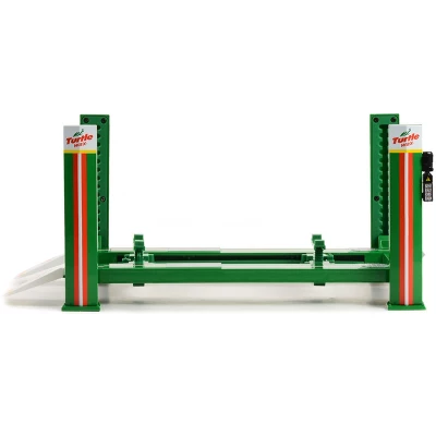 Adjustable Four Post Lift "Turtle Wax" Green 1/18 Diecast Model By Greenlight - Image 3