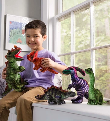 HearthSong - Colorful Dino Stuffed Animal Collection For Kids - Image 2