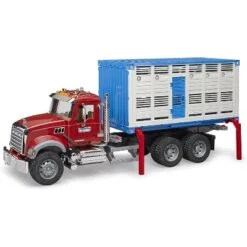 Bruder 02830 Mack Granite Cattle Transportation Truck With 1 Cattle