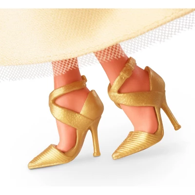 Barbie 13" Signature 2023 Holiday Collector Doll With Golden Gown And Light Brown Hair - Image 3