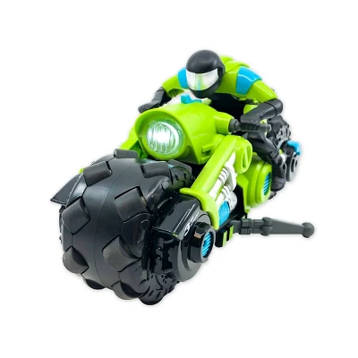 Flipo Hurricane Drifter Remote Control Stunt Drift Bike Motorcycle Racing Vehicle With Riding Figure - Image 2