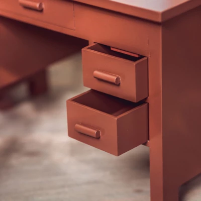 The Queen's Treasures Vintage Wooden 18 Inch Doll School Teachers Desk - Image 4