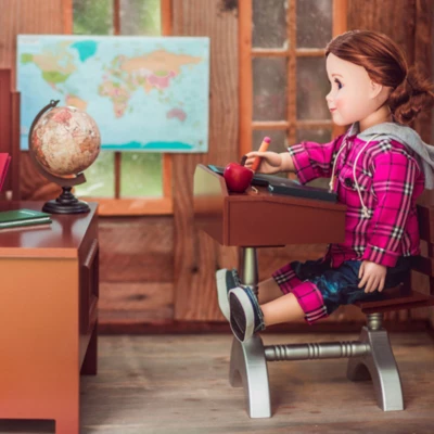 The Queen's Treasures 18 In Doll 1930's Classroom Furniture & Accessories - Image 6