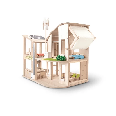 Plantoys| Green Dollhouse With Furniture