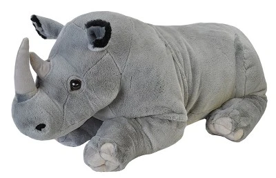 Wild Republic Cuddlekins Jumbo Rhino Stuffed Animal, 30 Inches