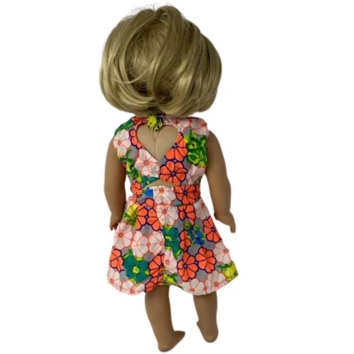 Doll Clothes Superstore Size 14 Matching Girl And Doll Flower Dresses - Image 3