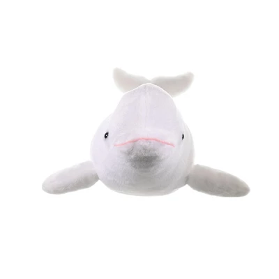 Wild Republic Cuddlekins Beluga Whale Stuffed Animal, 12 Inches
