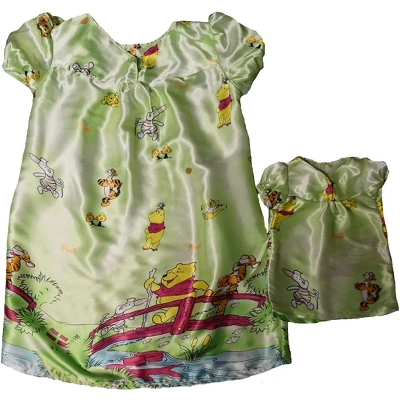 Doll Clothes Superstore Size 5 Pooh Gang Matching Girl And Doll Nightgowns