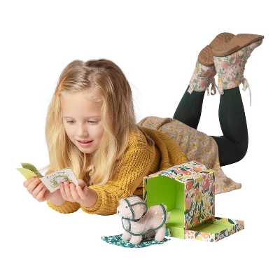 Manhattan Toy Bed & Biscuit Lhasapoo Plush Puppy Dog & Keepsake Dog House With Mini-Storybook In Hidden Drawer - Image 2