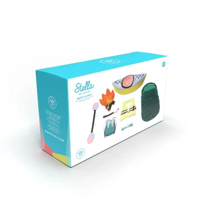 Manhattan Toy Stella Collection Happy Camper 8 Piece Baby Doll Camping Playset For 12" And 15" Stella Dolls - Image 2