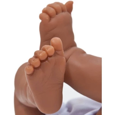 JC Toys Mini La Newborn Boutique Realistic 9.5" Anatomically Correct Real Girl Baby Doll Dressed - Image 5