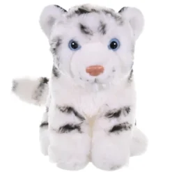 Wild Republic Cuddlekins Mini White Tiger Cub Stuffed Animal, 8 Inches