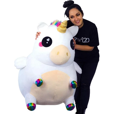 Se7en20 Glitter Galaxy Rainbow Unicorn 48 Inch Stuffed Animal Plush - Image 2
