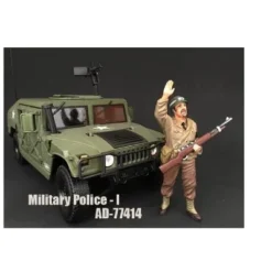 WWII Military Police 4 Piece Figure Set For 1:18 Scale Models By American Diorama