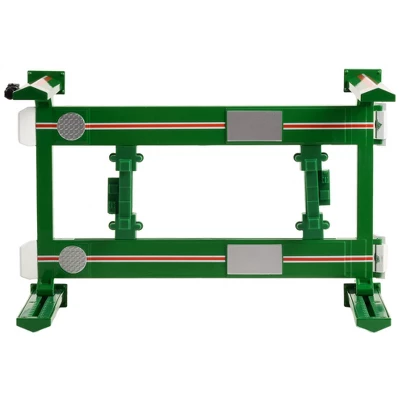 Adjustable Four Post Lift "Turtle Wax" Green 1/18 Diecast Model By Greenlight - Image 4