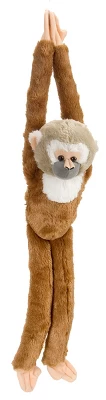 Wild Republic Hanging Monkey Squirrel Monkey Stuffed Animal, 20 Inches