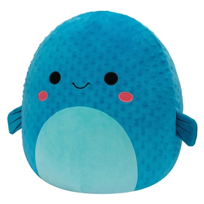 Squishmallows 16" Refalo The Blue Pufferfish Plush Toy