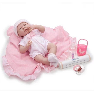 JC Toys La Newborn 15.5" Doll - Pink Deluxe Boutique Gift Set - Image 3