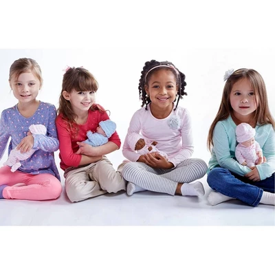 JC Toys Mini La Newborn Boutique Realistic 9.5" Anatomically Correct Real Girl Baby Doll Dressed - Image 3