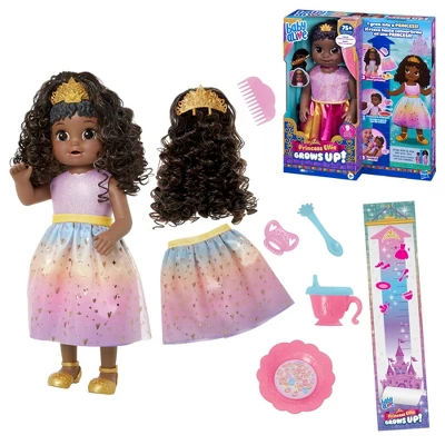 Baby Alive Princess Ellie Grows Up! Growing And Talking Baby Doll - Black Hair - Image 4