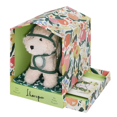 Manhattan Toy Bed & Biscuit Lhasapoo Plush Puppy Dog & Keepsake Dog House With Mini-Storybook In Hidden Drawer - Image 7