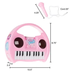 Hey! Play! Kids Lighted Karaoke Machine With Microphone