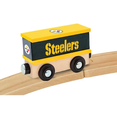 MasterPieces Wood Train Box Car - NFL Pittsburgh Steelers - Image 3
