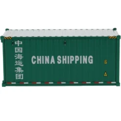 20' Dry Goods Sea Container "China Shipping" Green "Transport Series" 1/50 Model By Diecast Masters