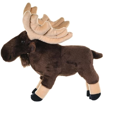 Wild Republic Cuddlekins Standing Moose Stuffed Animal, 12 Inches - Image 2