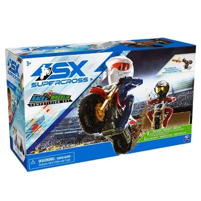 Supercross Race And Wheelie Competition Set With Deluxe Ramp - Image 8