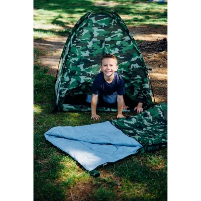 Pacific Play Tents Kids Green Camo Camping Kit - Image 7