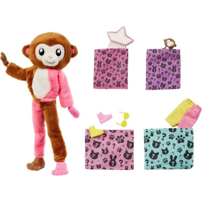Barbie Cutie Reveal Jungle Series Monkey Doll - Image 3