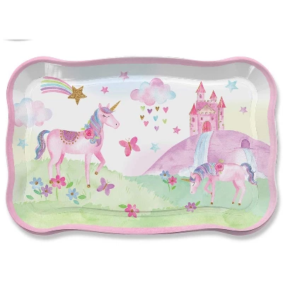 Jewelkeeper Tin Tea Set & Carrying Case - Unicorn Design - 15 Piece - Image 5